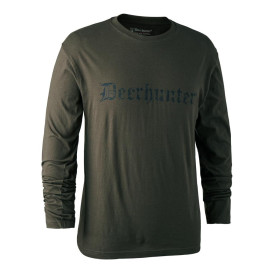 DEERHUNTER Logo T Shirt L/S - nátelník s nápisom