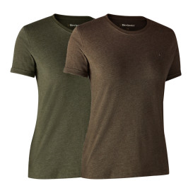 DEERHUNTER Ladies Basic 2-pack T-Shirt - dámske tričká dvojbalenie