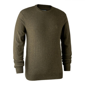 DEERHUNTER Kingston Knit O Neck - merino sveter