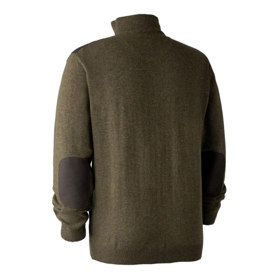 DEERHUNTER Sheffield Knit with Zip Neck - pletený sveter