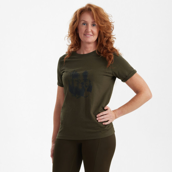 DEERHUNTER Lady T-shirt with Shield - dámske tričko