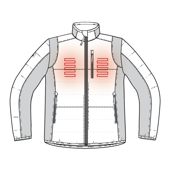 DEERHUNTER Heat Padded Jacket - vyhrievaná bunda