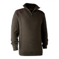 DEERHUNTER Sheffield Knit with Zip Neck - pletený sveter