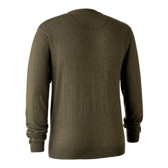 DEERHUNTER Kingston Knit O Neck - merino sveter